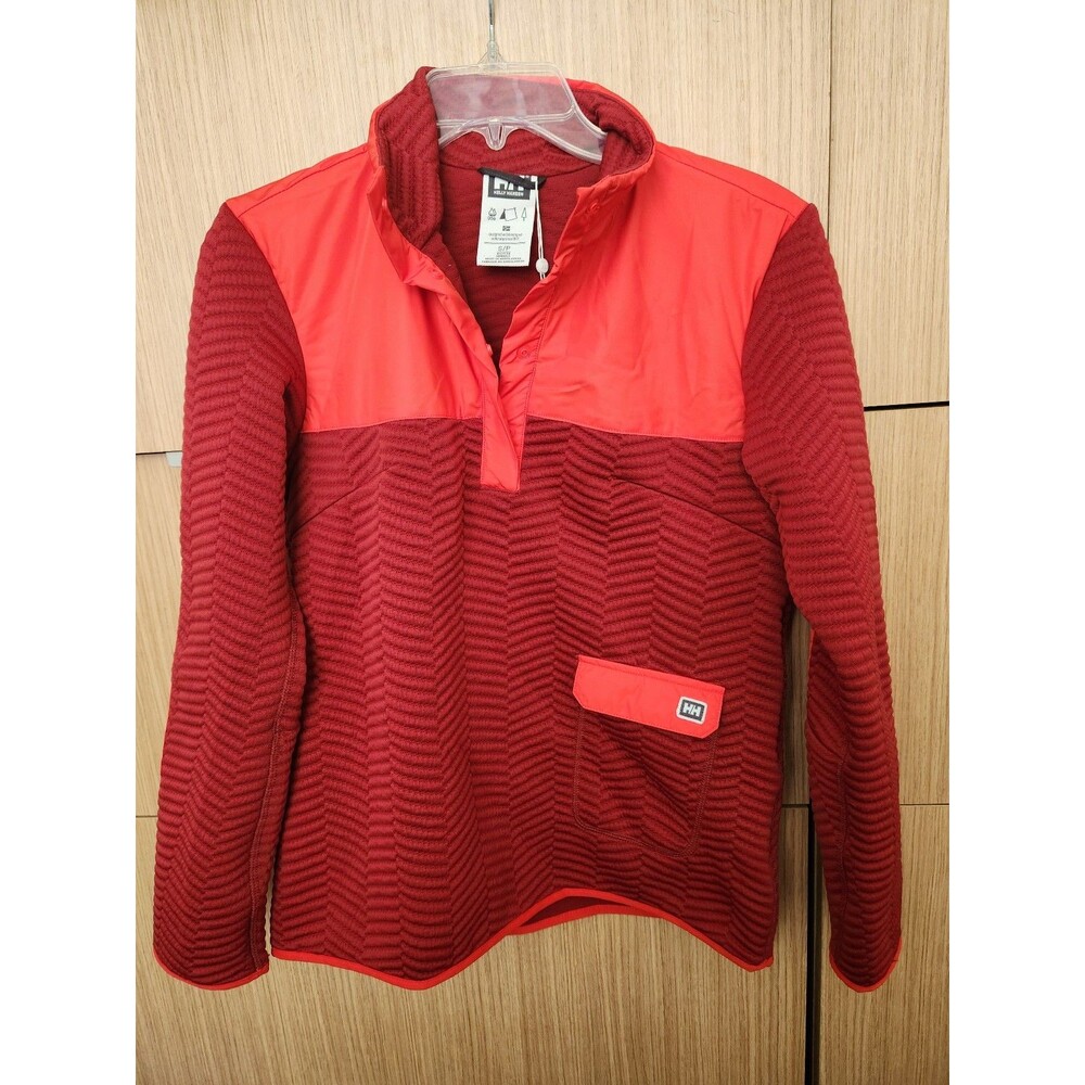 Helly Hansen Women's Lillo Sweater Pullover Reg Fit in "Oxblood" Red Size S NWT